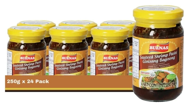 BUENAS Sauteed Shrimp Paste (Guisado) - Regular 250G (Case of 24)