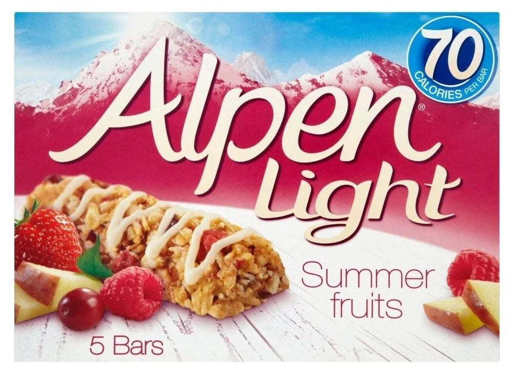 Alpen Light Summer Fruits Cereal Bar 5x95g - World Food Shop