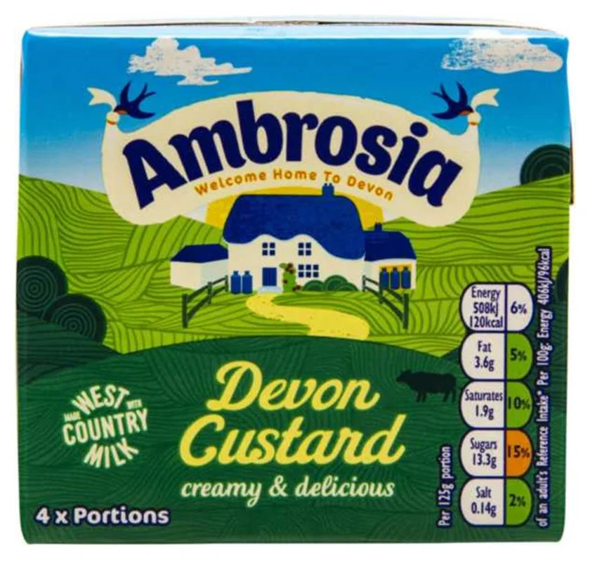 Ambrosia Devon Custard Tetrapak 500G