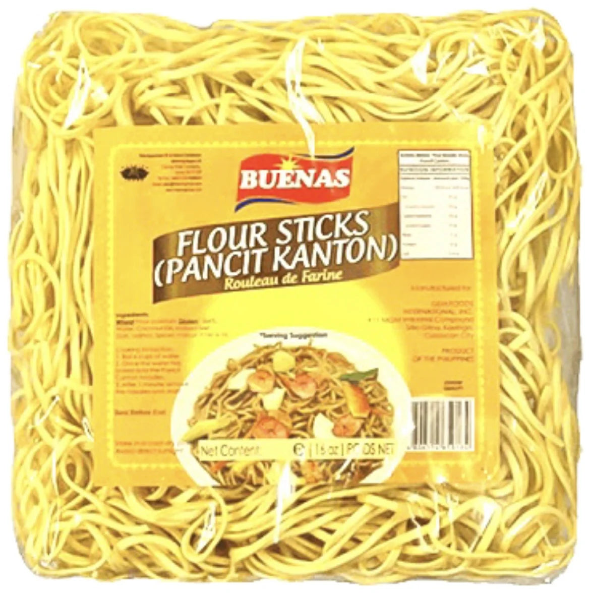Buenas Flour Sticks Pancit Canton 227G