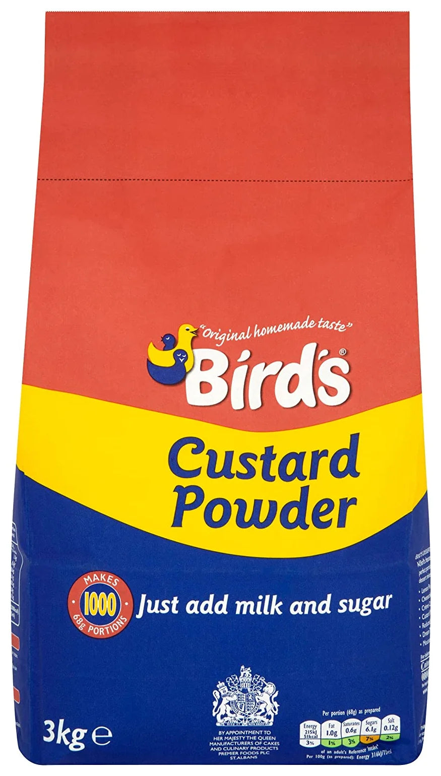 Birds Custard Powder 3KG
