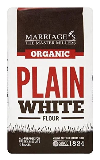 Marriage Millers Organic Plain White 1KG