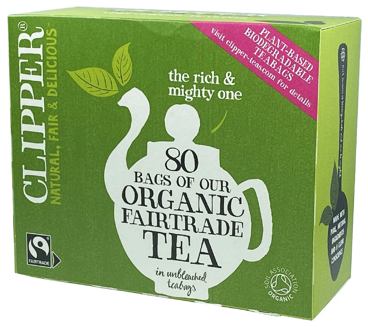 Clipper Organic Everyday Teabags 80s