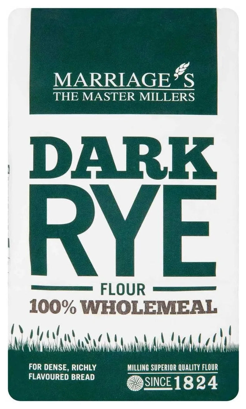Marriages Millers Dark Rye Flour 1KG