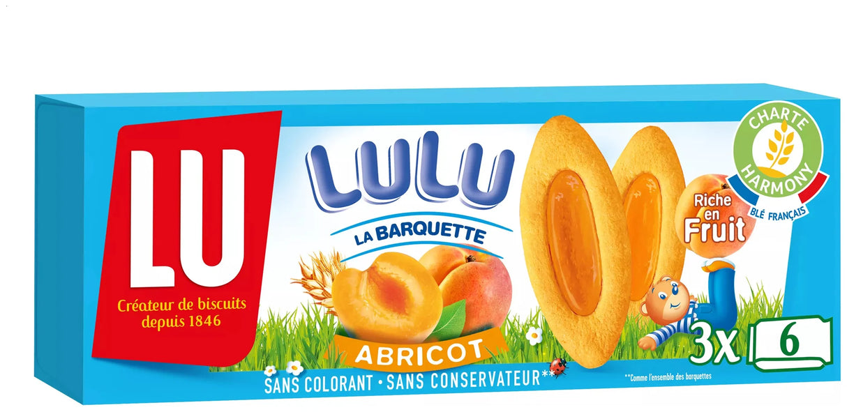 LU Barquette Apricot 120G