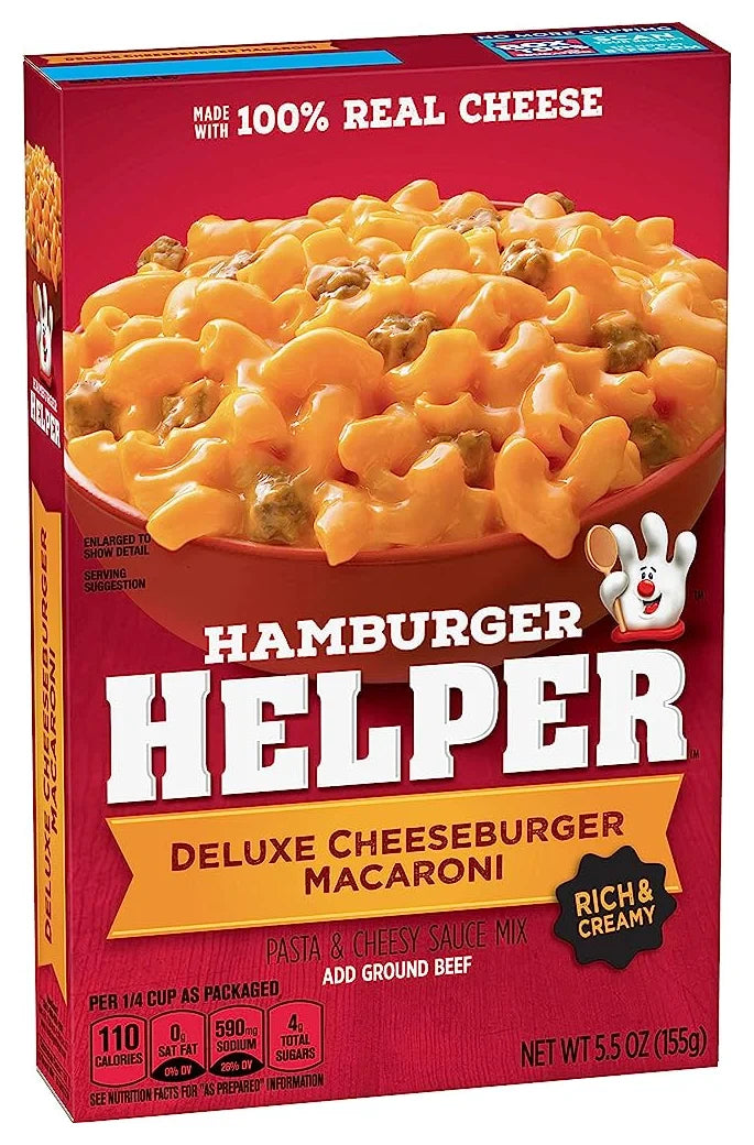 Hamburger Helper Deluxe Cheeseburger Macaroni 5.5oz (155G)