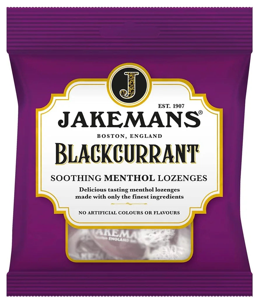 Jakemans Lozenges Blackcurrant 73G