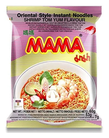 Mama Noodle Tom Yum Shrimp 55G (Case 30)