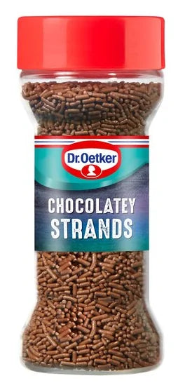 Dr Oetker Chocolate Flavoured Strands 55G (Case 6)