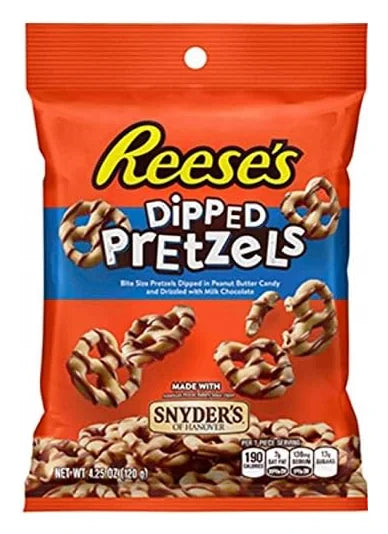 Reese's Dipped Pretzels 120G (4.25oz) (Case 12)