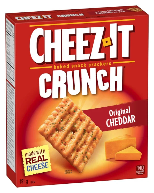 Cheez It Crunch Original Cheddar 191G