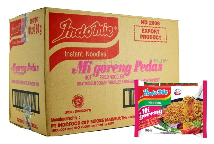 Indomie Mi Goreng Hot & Spicy 80G (Case 40)