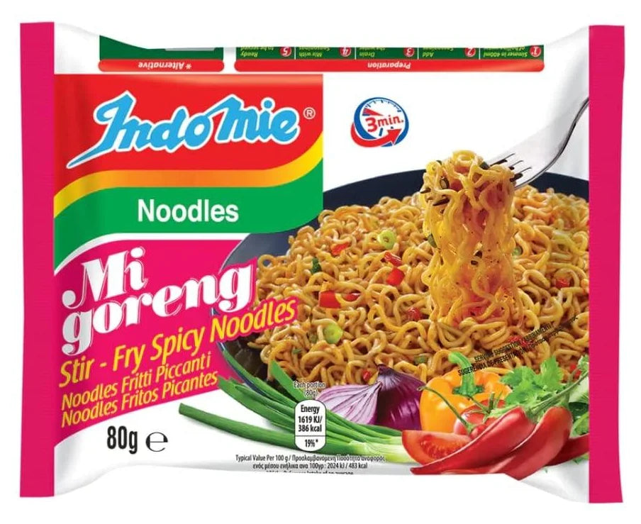 Indomie Mi Goreng Stir - Fry Spicy Noodles 80G - World Food Shop