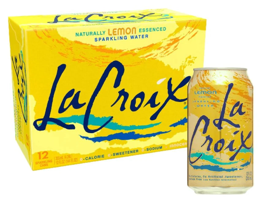 La Croix Lemon Sparkling Water 12Oz (Case 12)