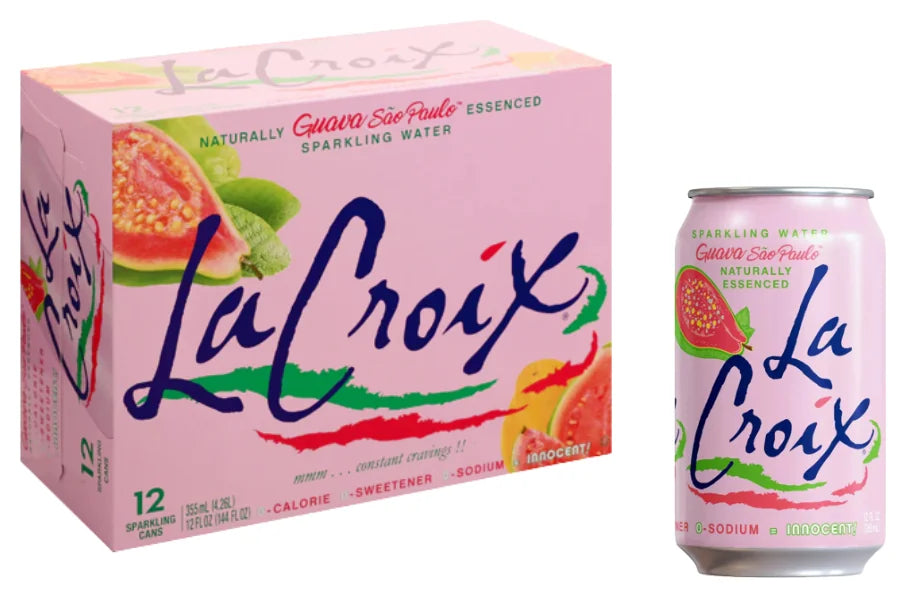La Croix Guava Sao Paolo Sparkling Water 12oz (355ml) (Case 12)