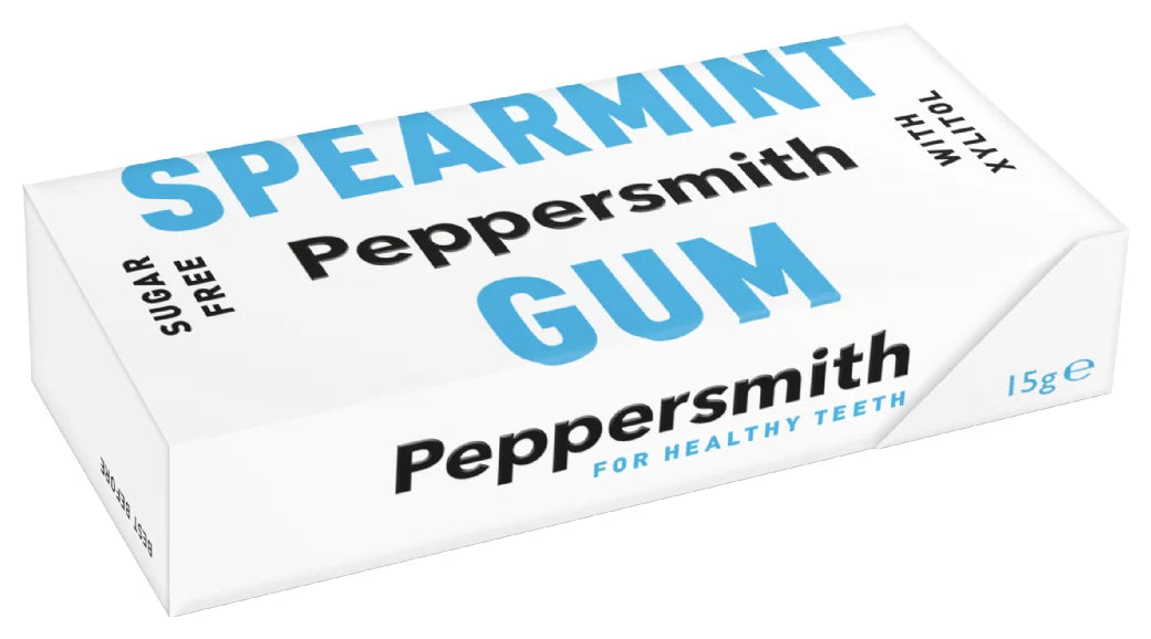 Peppersmith Spearmint Gum With Xylitol 15G (Case of 12)