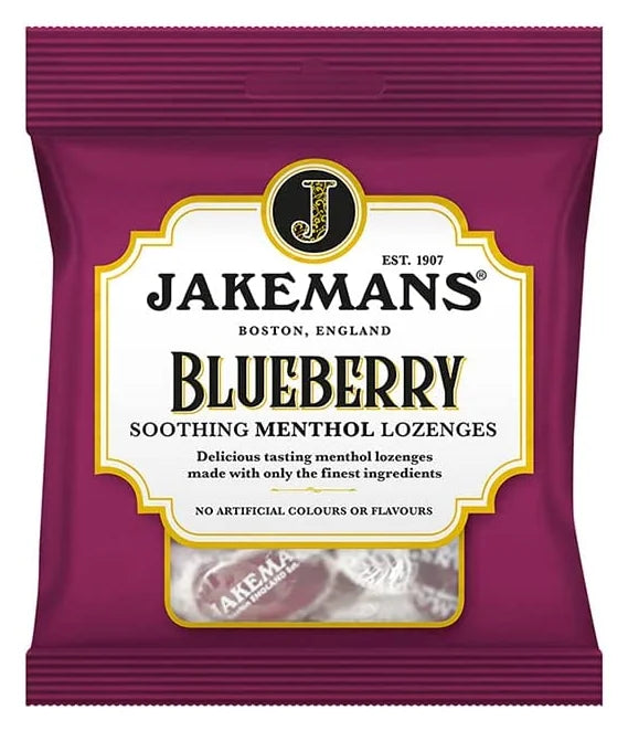 Jakemans Lozenges Blueberry 73G (Case of 12)
