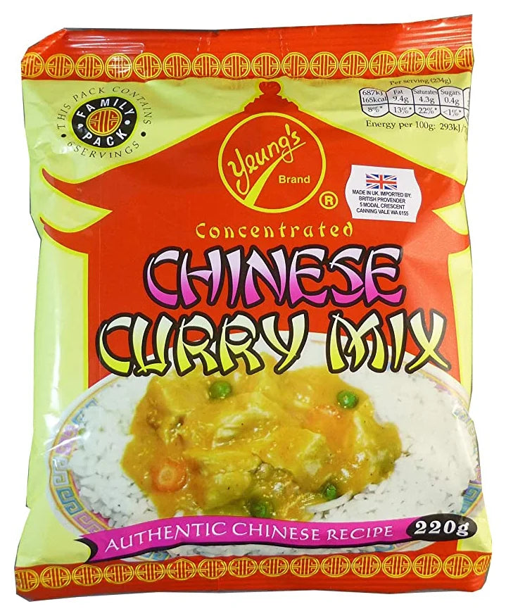 Yeung's Genuine Chinese Curry Mix Pack 220G (Case of 12)