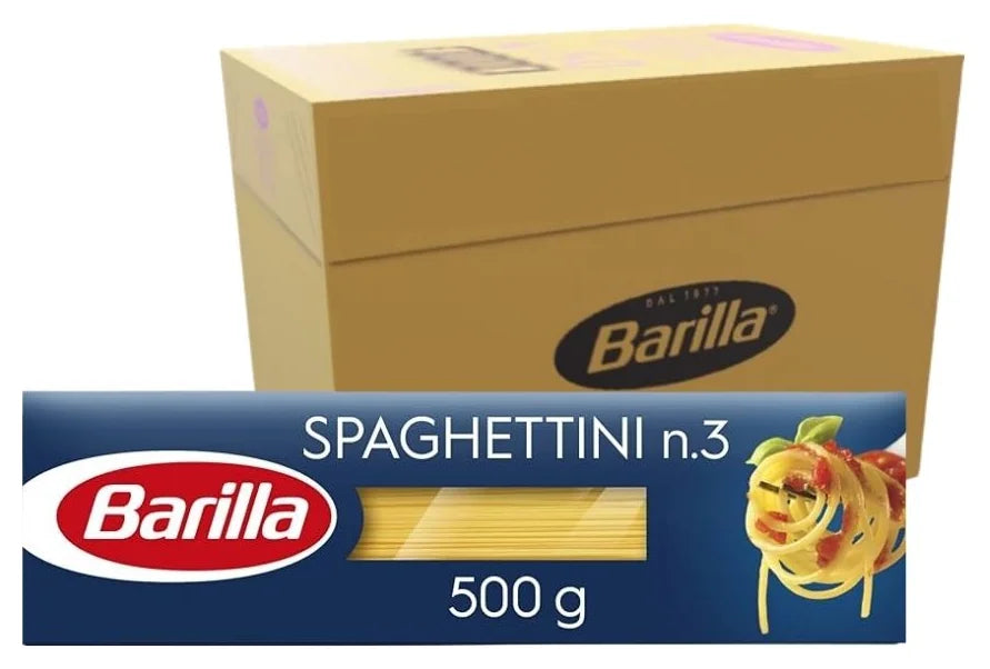 Barilla Spaghetti No. 3 500G (Case of 24)