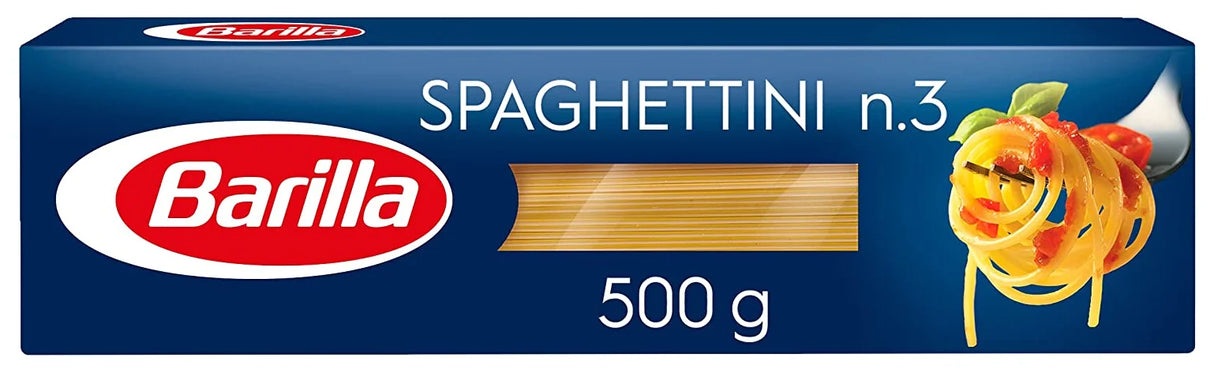 Barilla Spaghetti No. 3 500G (Case of 24)