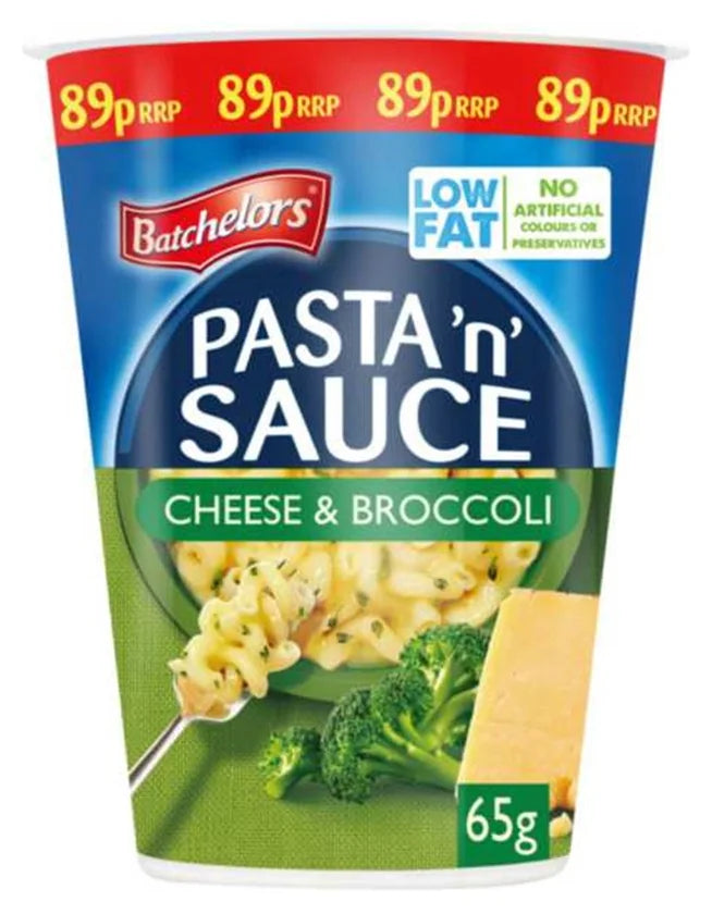 Batchelor's Pasta N Sauce Pot Cheese & Broccoli 65G (Case of 6)