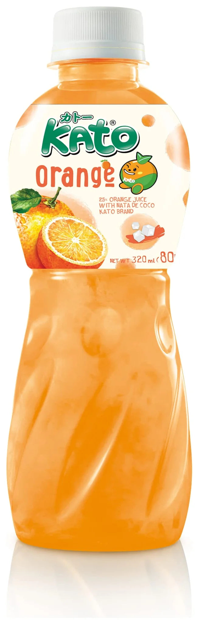 Kato Nata De Coco Orange Juice 320ml