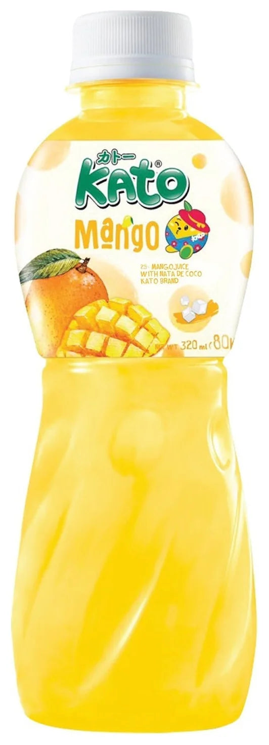 Kato Nata De Coco Mango Juice 320ml (Case of 24)