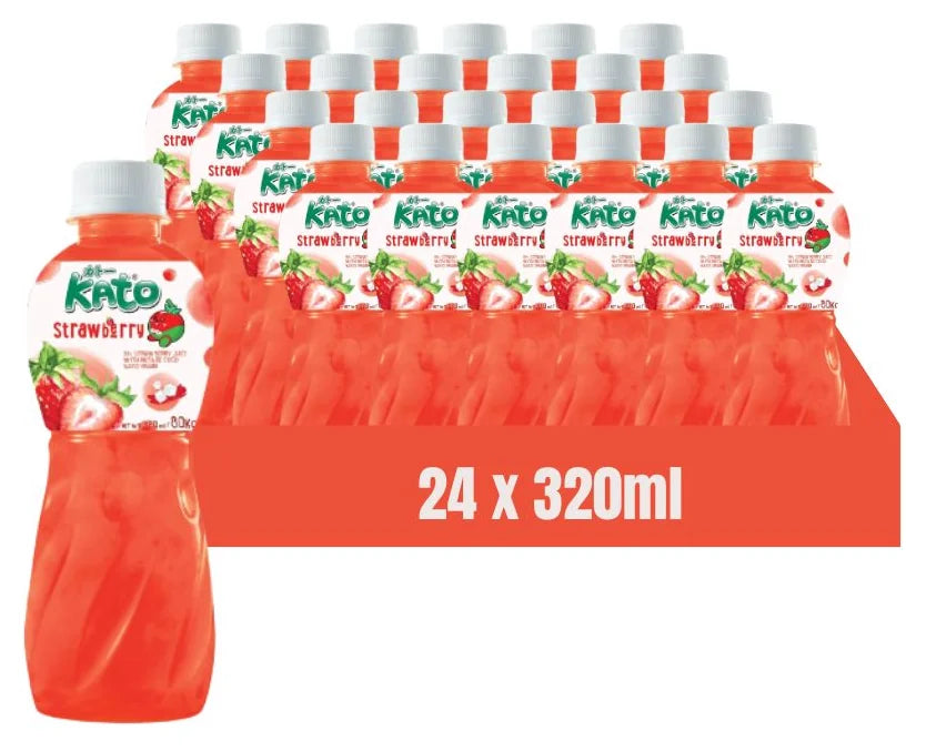 Kato Nata De Coco Strawberry 320ml (Case of 24)