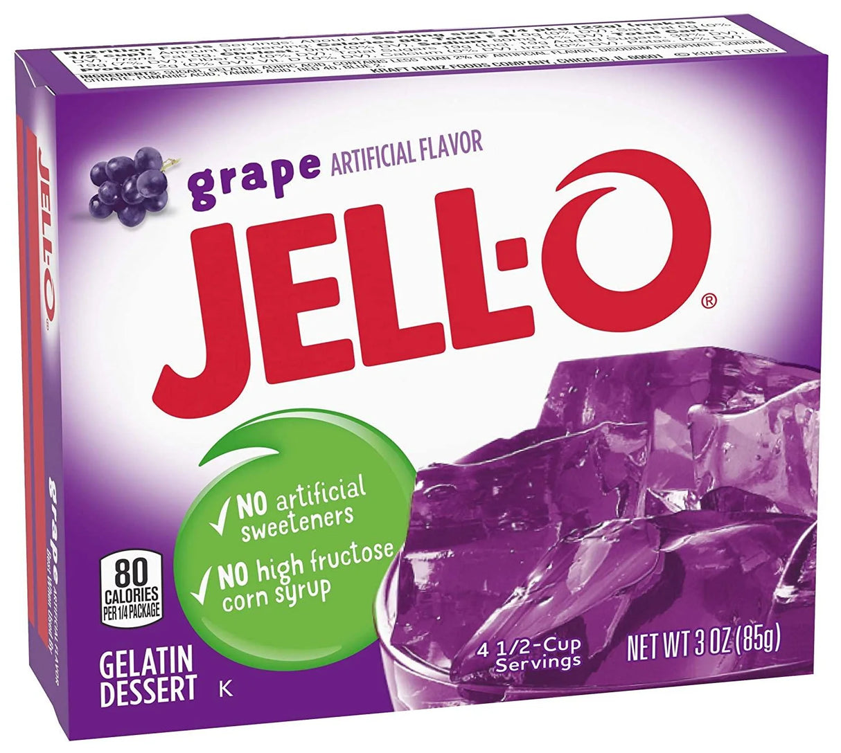 Jell-O Grape Gelatin 3Oz (85G) - World Food Shop