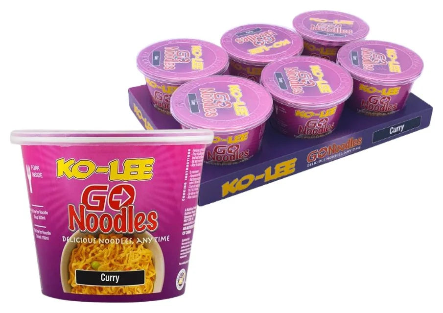 Ko-Lee Curry Go Cup Noodles 65G (Case of 6)