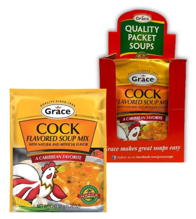 Grace Cock Flavour Soup Mix 50G (Case of 12)