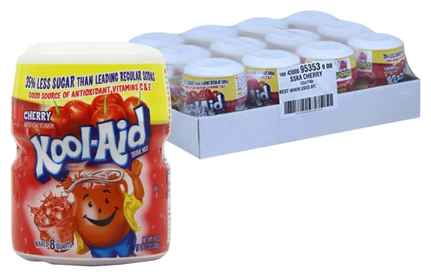 Kool Aid Sweetened Cherry 19Oz (Case of 12)
