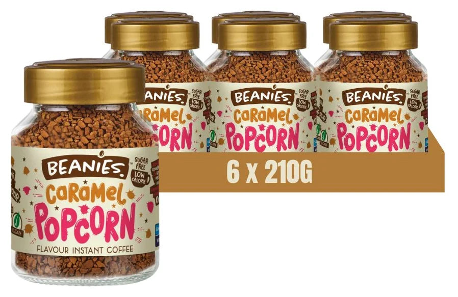 Beanies Coffee Caramel Popcorn 50G (Case of 6)