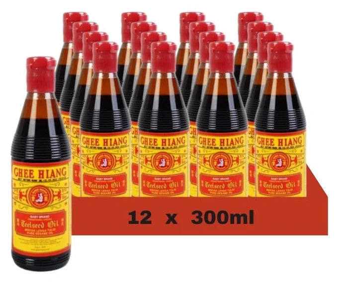 Ghee Hiang Pure Sesame Oil 300ML (Case of 12)