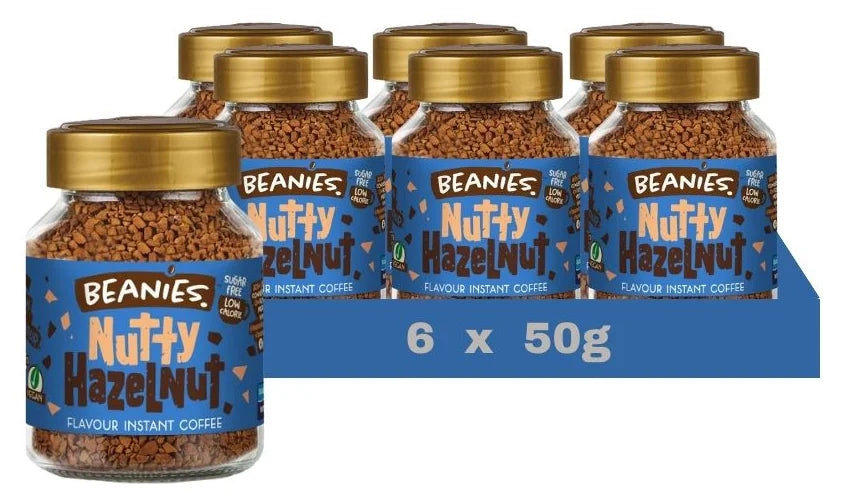 Beanies Coffee Nutty Hazelnut 50G (Case of 6)