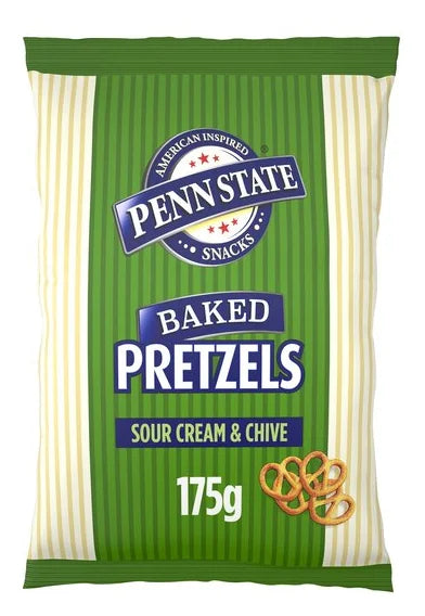 Penn State Pretzels Sour Cream & Chive 175G (Case of 8)
