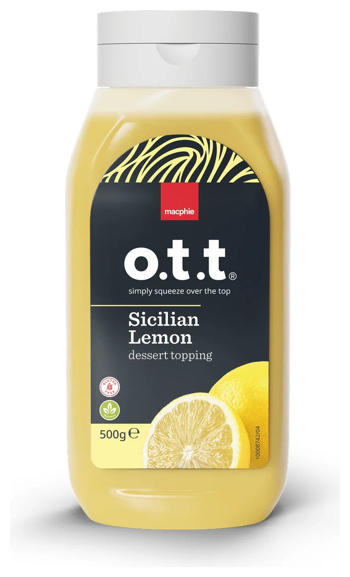 Macphie O.T.T Sicilian Lemon Dessert Topping 500G - World Food Shop