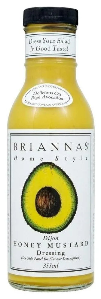 Briannas Dijon Honey Mustard Dressing 355Ml - World Food Shop