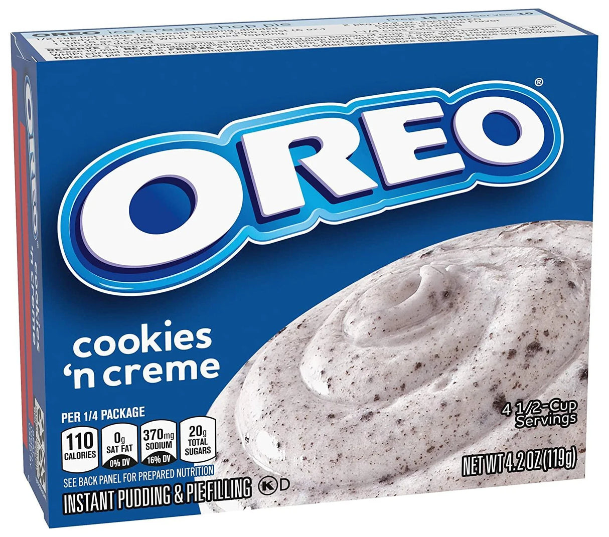 Jell-O Oreo Cookies N Creme 4.2Oz - World Food Shop