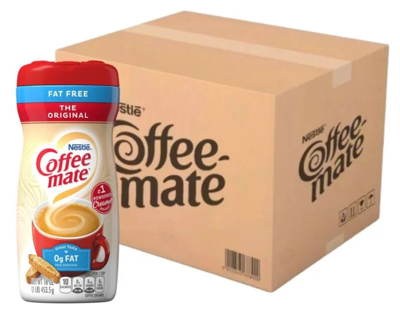 Coffee-Mate Fat Free Creamer Powder 16Oz (Case of 12)