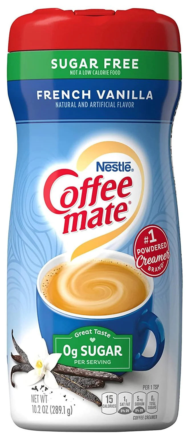 Coffee-Mate French Vanilla Sugar Free 10.2Oz - World Food Shop