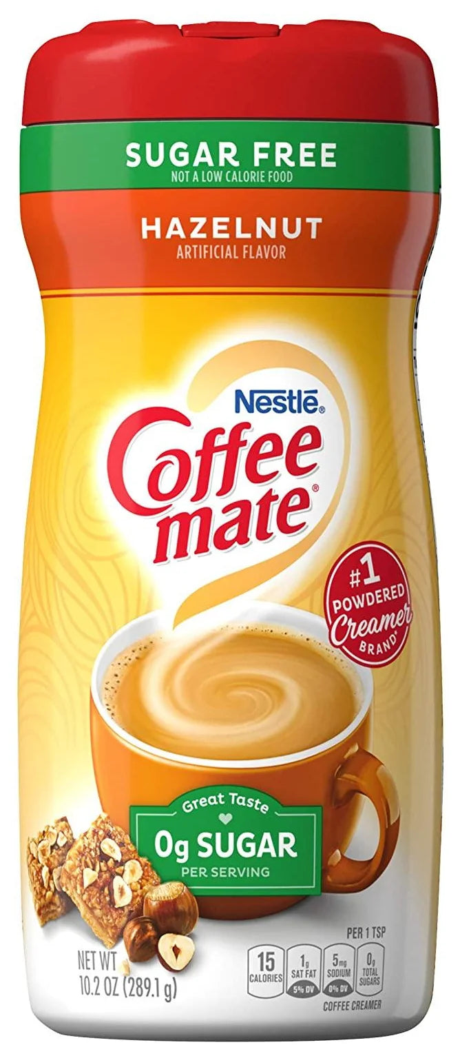 Coffee Mate Hazelnut Sugar Free 10.2Oz - World Food Shop