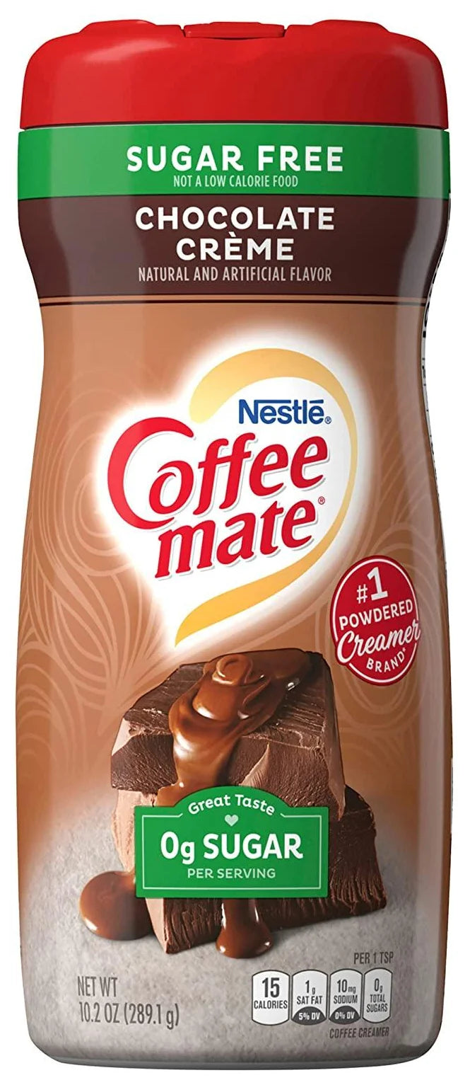 Coffee-Mate Creamy Chocolate Sugar Free 10.2Oz - World Food Shop