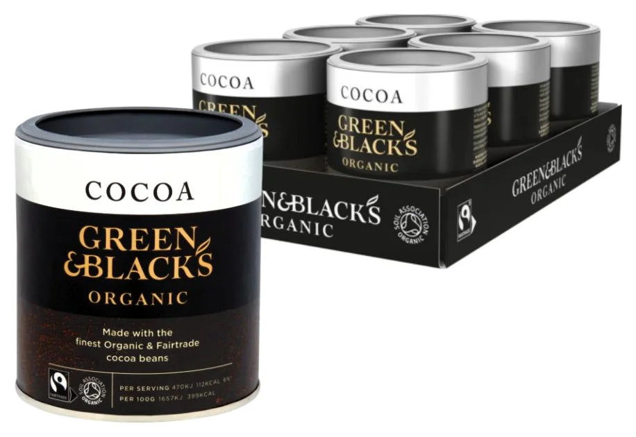 Green & Blacks Organic Cocoa 125G (Case of 6)