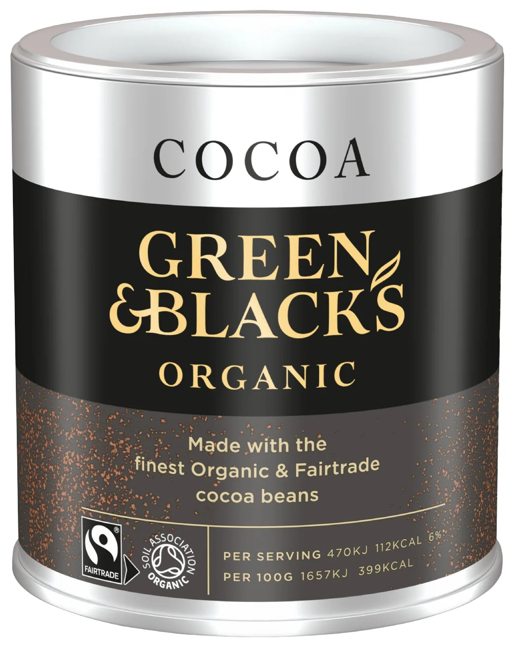 Green & Blacks Organic Cocoa 125G (Case of 6)