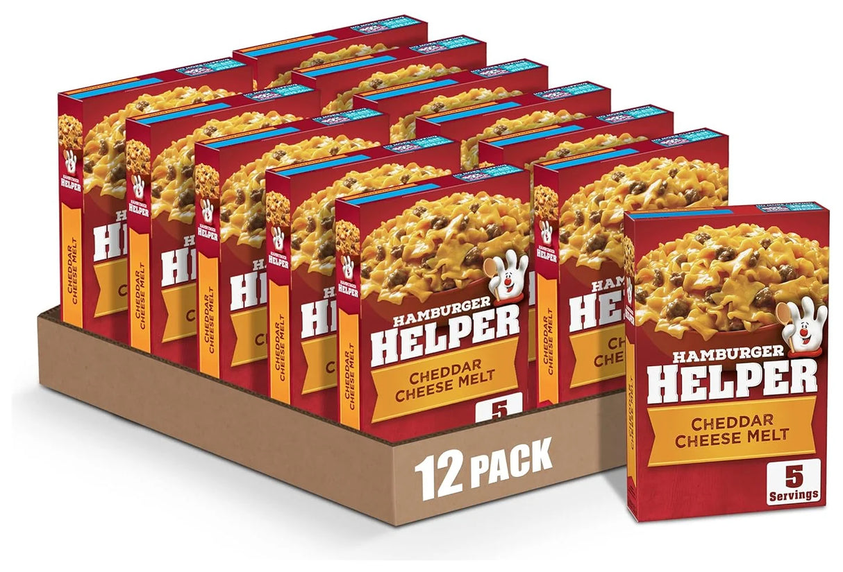 Hamburger Helper Cheddar Cheese Melt 4.7oz (Case of 12)