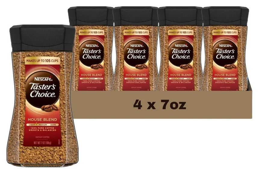 Nescafe Taster's Choice House Blend Glass 7oz (Case of 4)