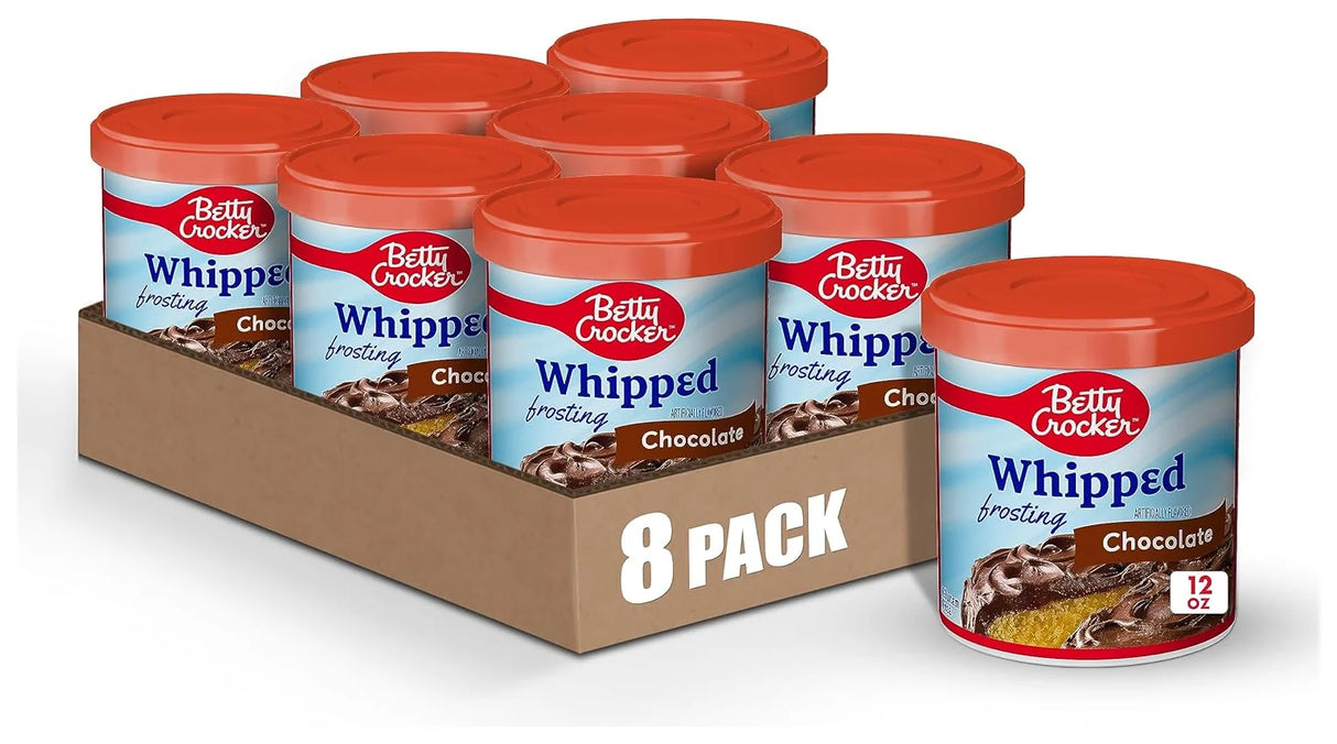 Betty Crocker Whipped Chocolate Frosting 340G (12oz) (Case of 8)