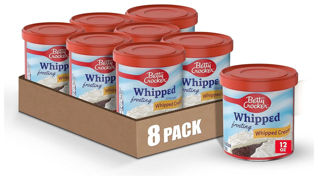 Betty Crocker Whipped Cream Frosting 340G (12oz) (Case of 8)
