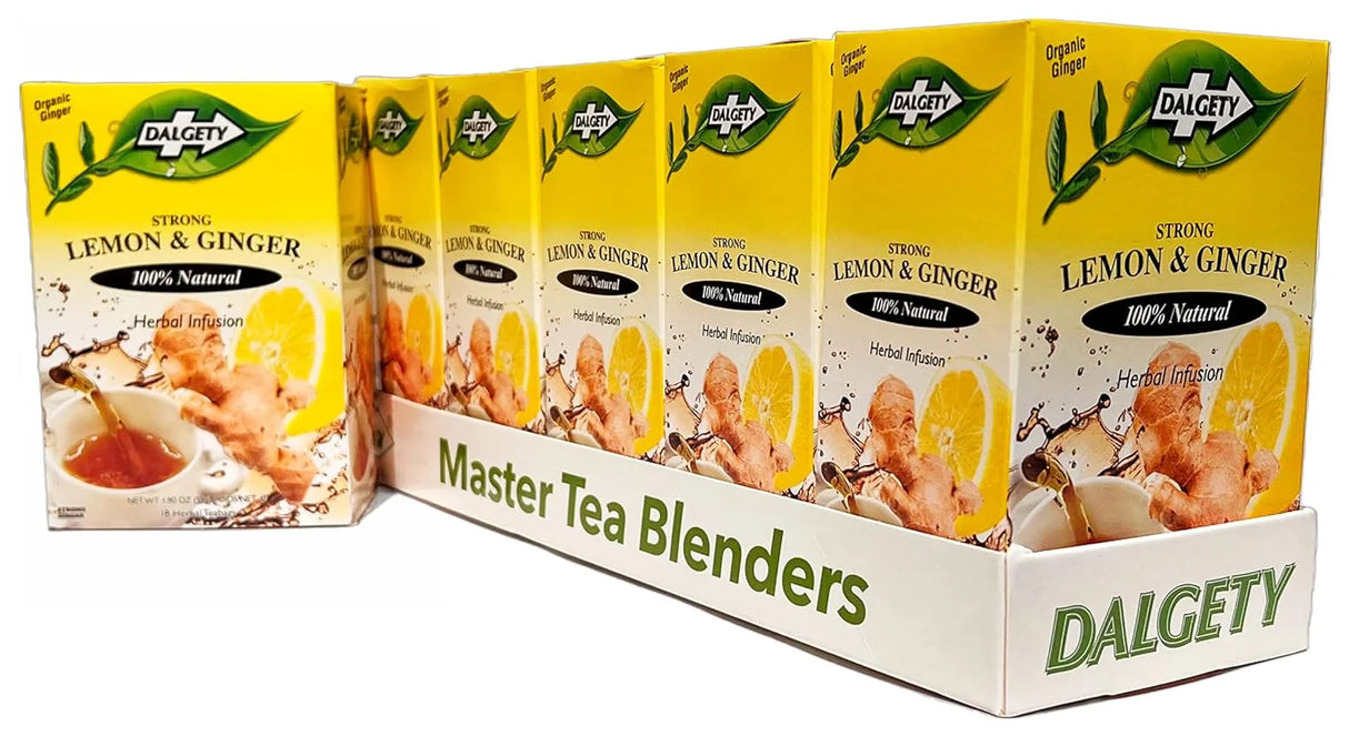 Dalgety Lemon & Ginger Tea 54G (Case of 6)
